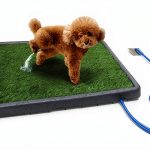 NESIGHTION Dog Urinal Grass Mat Indoor Pet Toilet Training-0