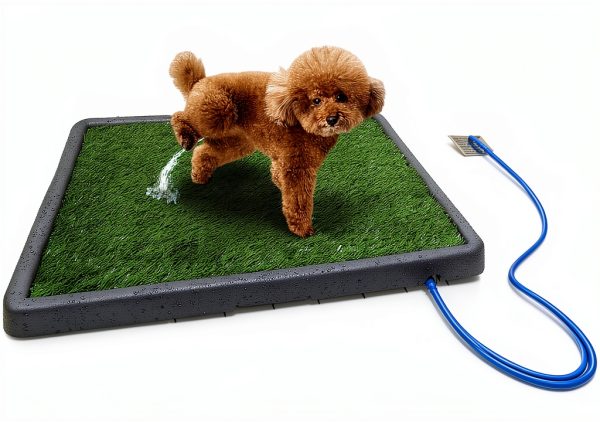 NESIGHTION Dog Urinal Grass Mat Indoor Pet Toilet Training-0