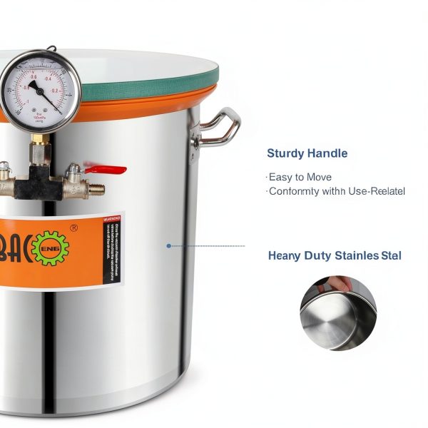 BACO Vacuum Chamber Stainless Steel Degassing Stabilizing-3