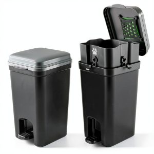 Mounting UP ABS Trash Can Foot Pedal Odor Control-0