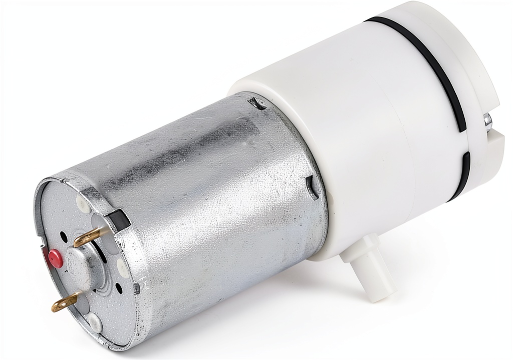 Jadeshay lab vacuum pump showing compact design and connections