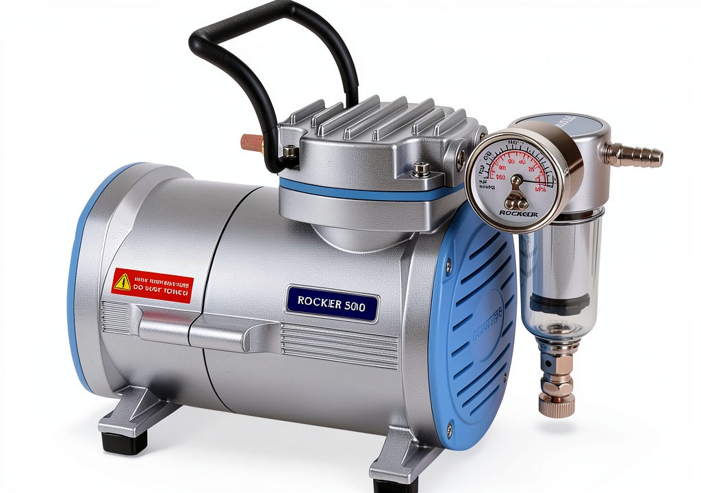 Installing Lab Vacuum Pump Sterlitech Metal 110V Industrial Scientific on a laboratory bench