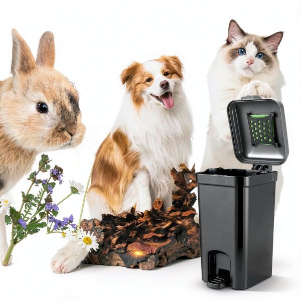 Mounting UP ABS Trash Can Foot Pedal Odor Control-5