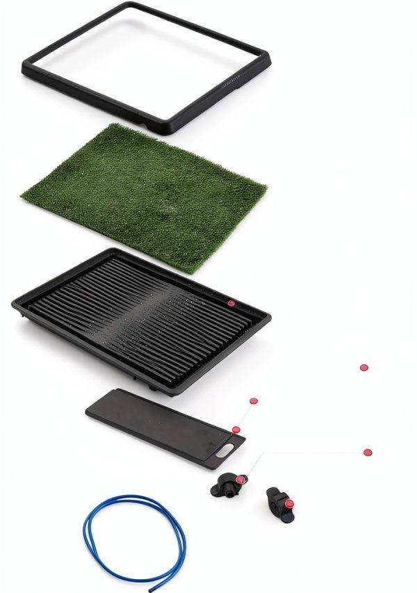 NESIGHTION Dog Urinal Grass Mat Indoor Pet Toilet Training-2
