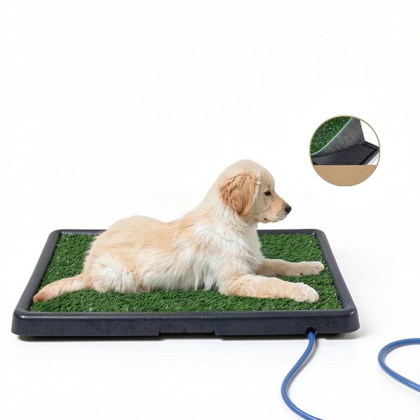 NESIGHTION Dog Urinal Grass Mat Indoor Pet Toilet Training-3