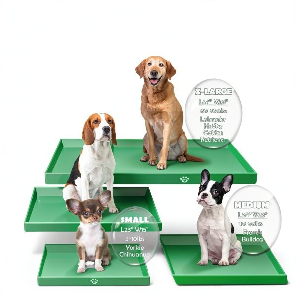 MEEXPAWS Dog Pee Pad Holder Waterproof Foldable Large-5