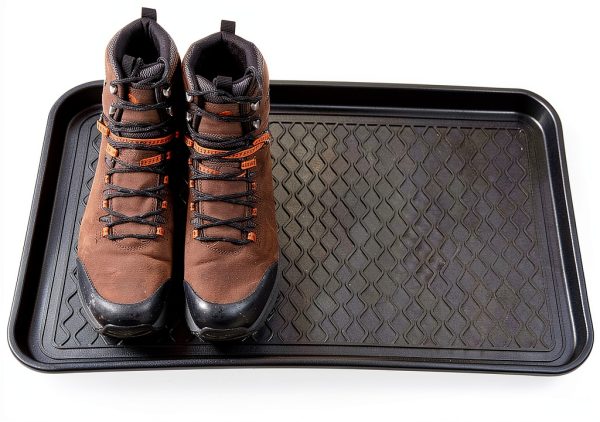 Yolju Waterproof Boot Tray – 2 Pack Rectangular Plastic Mat,-4