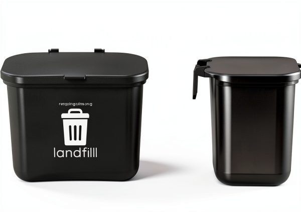Recycling Rules Black Dog Waste Bin Eco HDPE-1