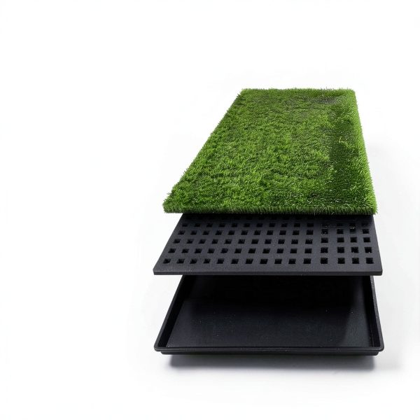 HurenTek Dog Grass Pad with Tray-2