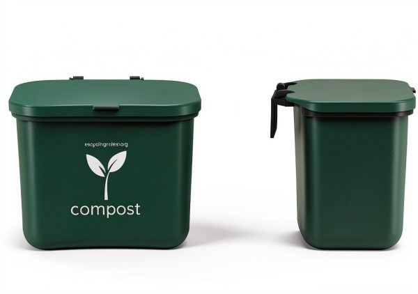 Green Compost Bin Recycling Rules Home Kitchen-4