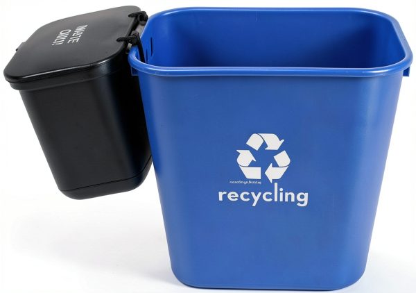 Recycling Rules Black Dog Waste Bin Eco HDPE-8