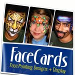 Face Painting Book for Kids by FaceCards 26 Page Design Collection-0