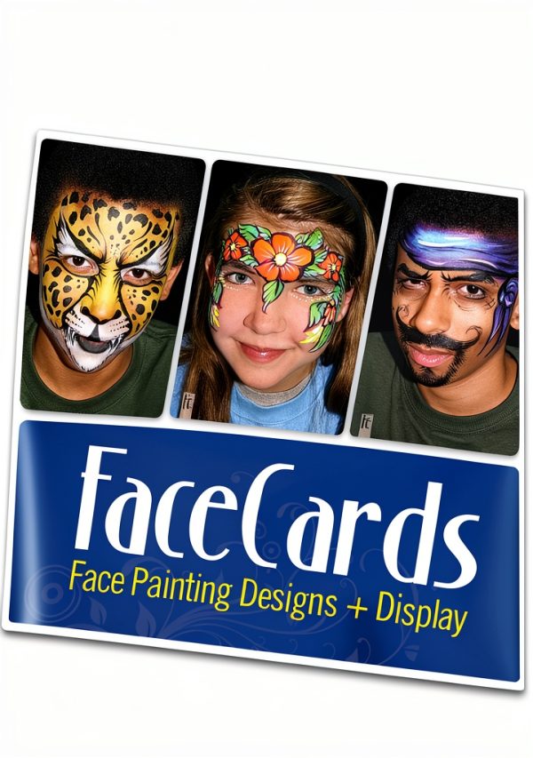 Face Painting Book for Kids by FaceCards 26 Page Design Collection-0