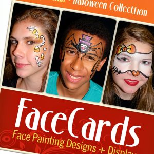 FaceCards Face Painting Designs & Display Book 3 – Kids Art Guide-0