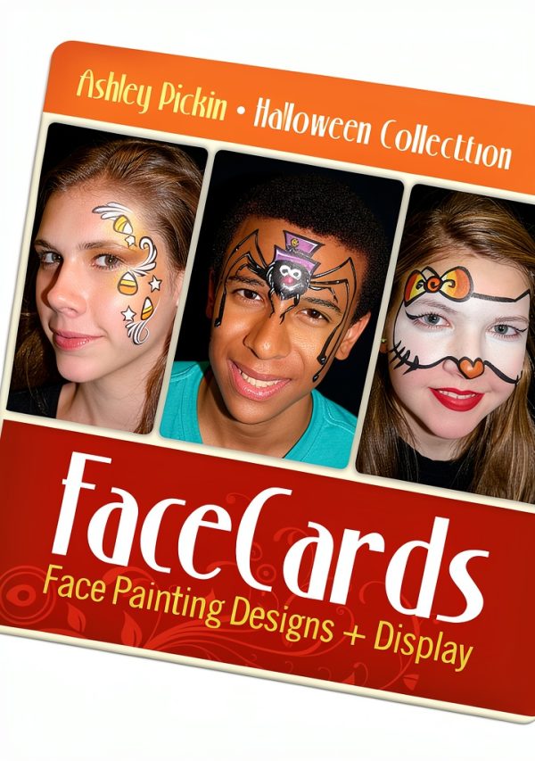 FaceCards Face Painting Designs & Display Book 3 – Kids Art Guide-0