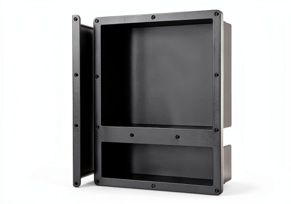 Shower Niche Recessed Zigzag ABS Plastic 32×20 Textured Bathroom Shelf-5