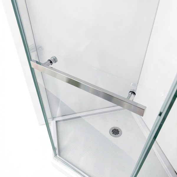 DreamLine Prism 38" Neo-Angle Shower Enclosure Brushed Nickel-11