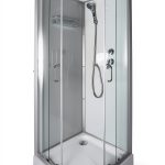 Heirloom Money Saving S-3232 White Shower Kit with Glossy Finish-0