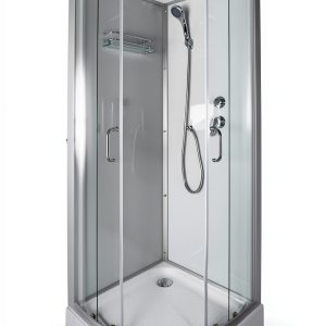 Heirloom Money Saving S-3232 White Shower Kit with Glossy Finish-0