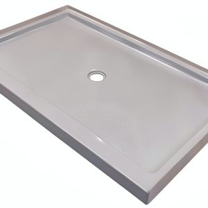 PROFLO Hammond Acryl Slip‑Resistant Rectangular Shower Base 60" x 34"-0