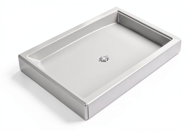 PROFLO Morenci 48" x 34" White Acrylic Shower Base with Center Drain-4