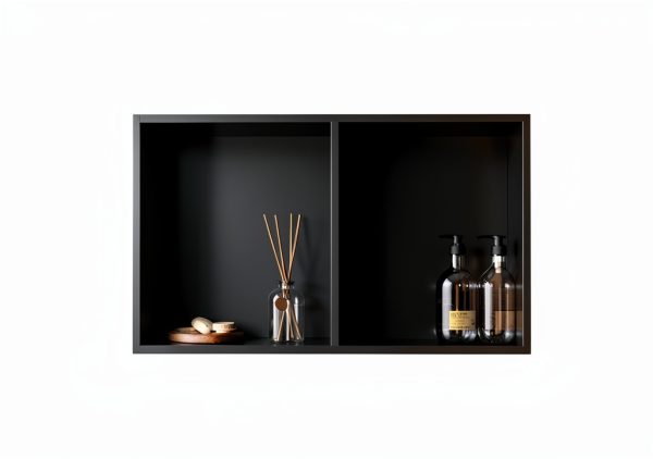 304 Stainless Steel Recessed Shower Niche 24x12 Organizer LIVIGLOW-1