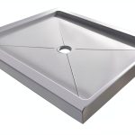 PROFLO PFSBA4836 Hammond 48" x 36" Rectangular Shower Base with Single Threshold and Center Drain - White-0