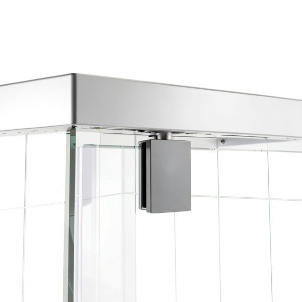 DreamLine Prism 34 1/8" x 72" Neo-Angle Pivot Shower Enclosure Black-6