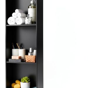 Shower Niche LEIFIDE 36x12 Inch 3-Tier Stainless Steel Matte Black-0
