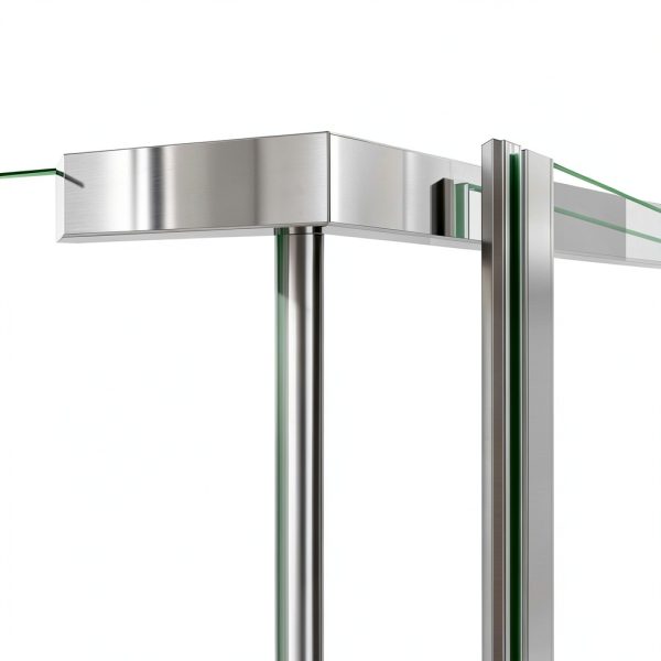 DreamLine Prism 34 1/8" x 72" Neo-Angle Pivot Shower Enclosure Black-7
