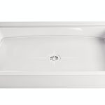 PROFLO Morenci 48" x 34" White Acrylic Shower Base with Center Drain-0