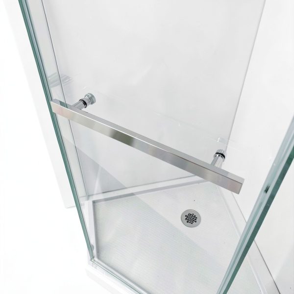 DreamLine Prism 34 1/8" x 72" Neo-Angle Pivot Shower Enclosure Black-8