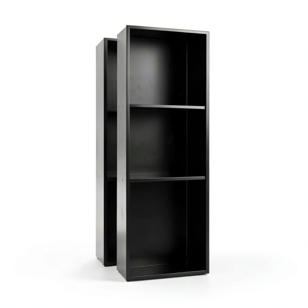 Shower Niche LEIFIDE 36x12 Inch 3-Tier Stainless Steel Matte Black-5